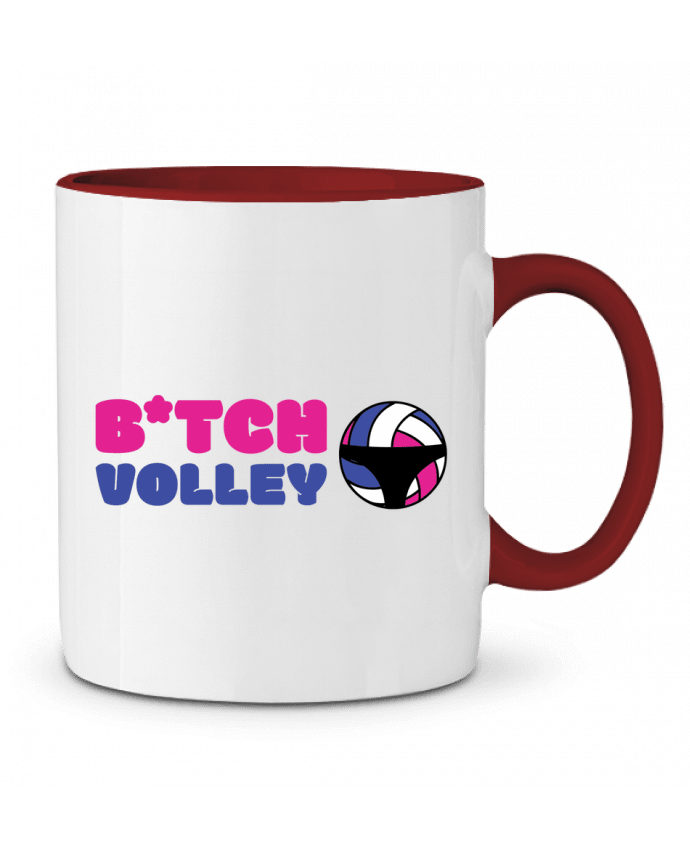 Mug bicolore B*tch volley tunetoo