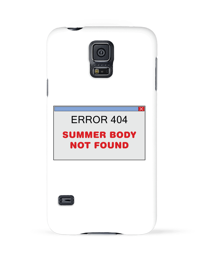 Coque Samsung Galaxy S5 Summer body not found par tunetoo