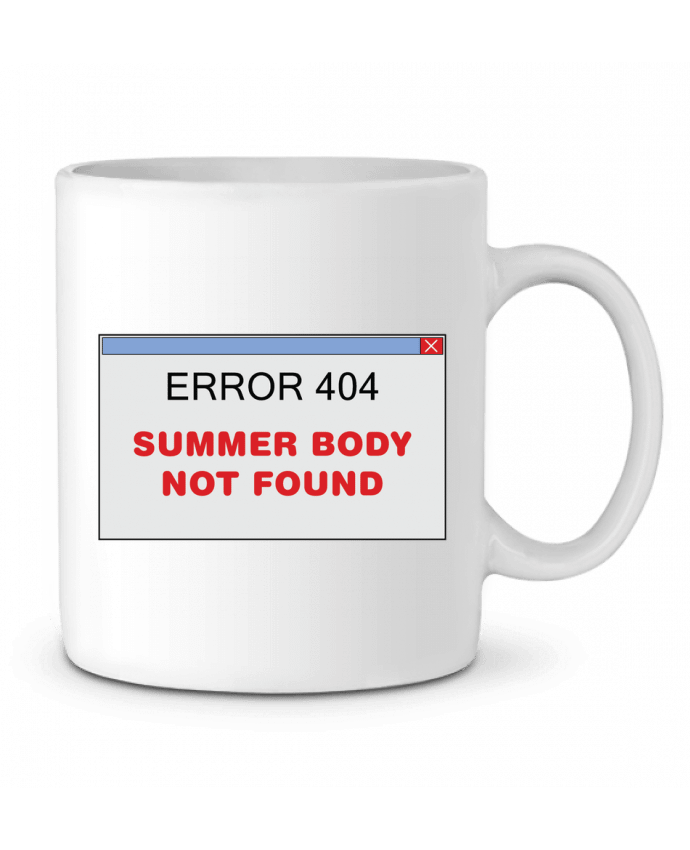 Ceramic Mug Summer body not found by tunetoo