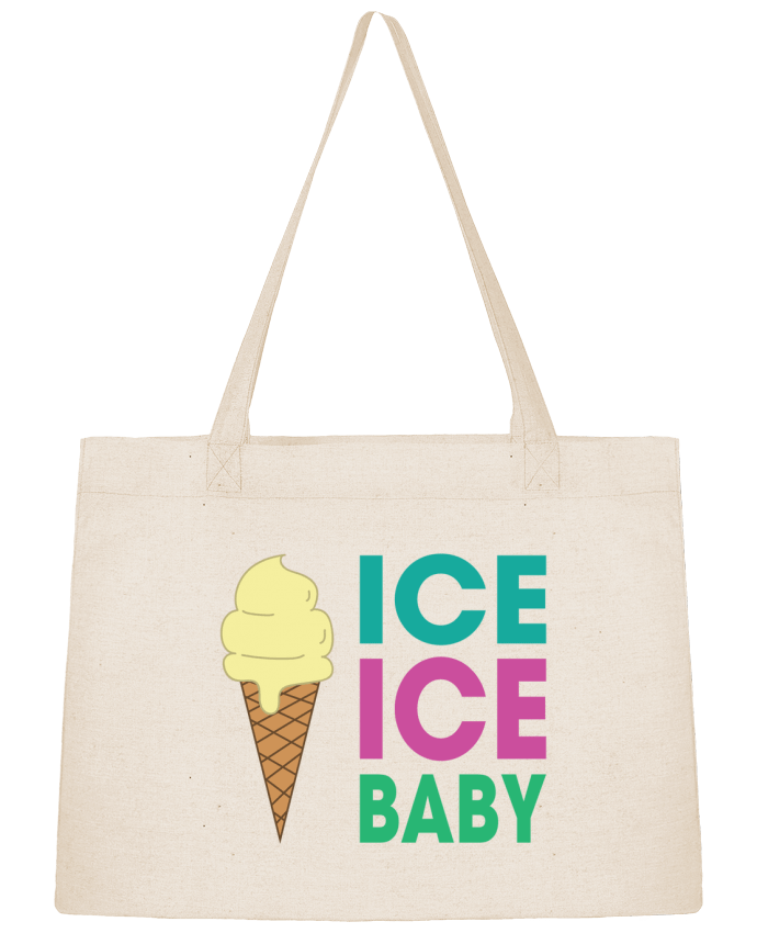 Shopping tote bag Stanley Stella Ice Ice Baby by tunetoo