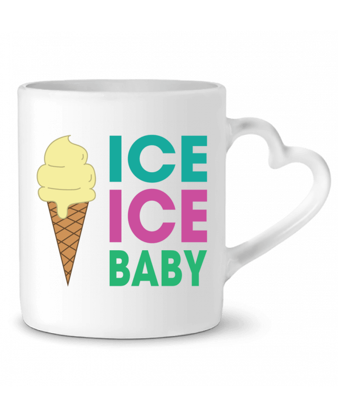Mug coeur Ice Ice Baby par tunetoo