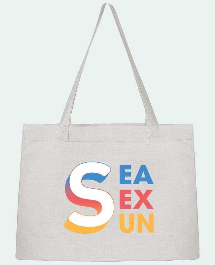 Shopping tote bag Stanley Stella Sea Sex Sun by tunetoo