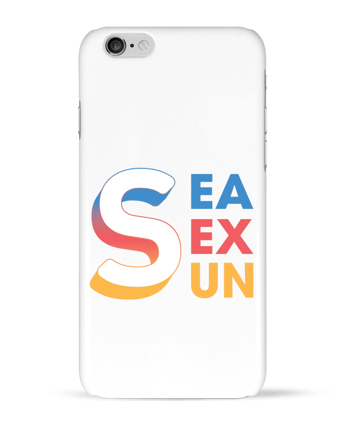 Coque iPhone 6 Sea Sex Sun par tunetoo