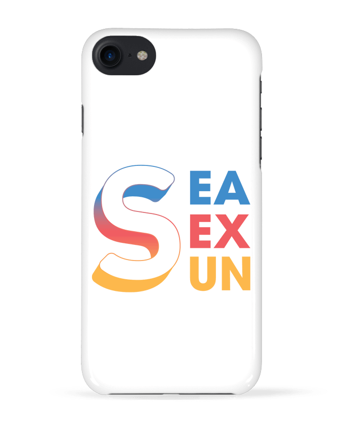Case 3D iPhone 7 Sea Sex Sun de tunetoo
