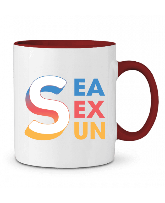 Mug bicolore Sea Sex Sun tunetoo