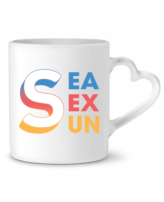 Mug Heart Sea Sex Sun by tunetoo