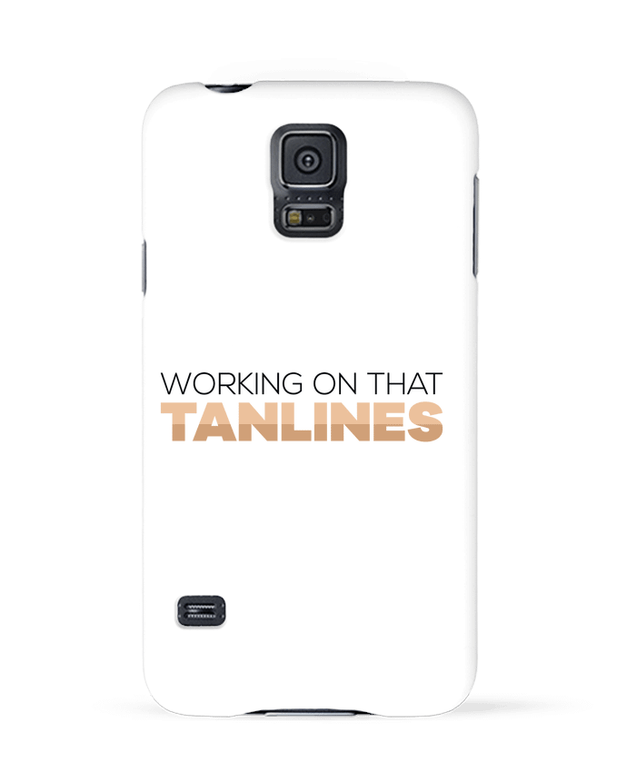 Coque Samsung Galaxy S5 Working on that tanlines par tunetoo