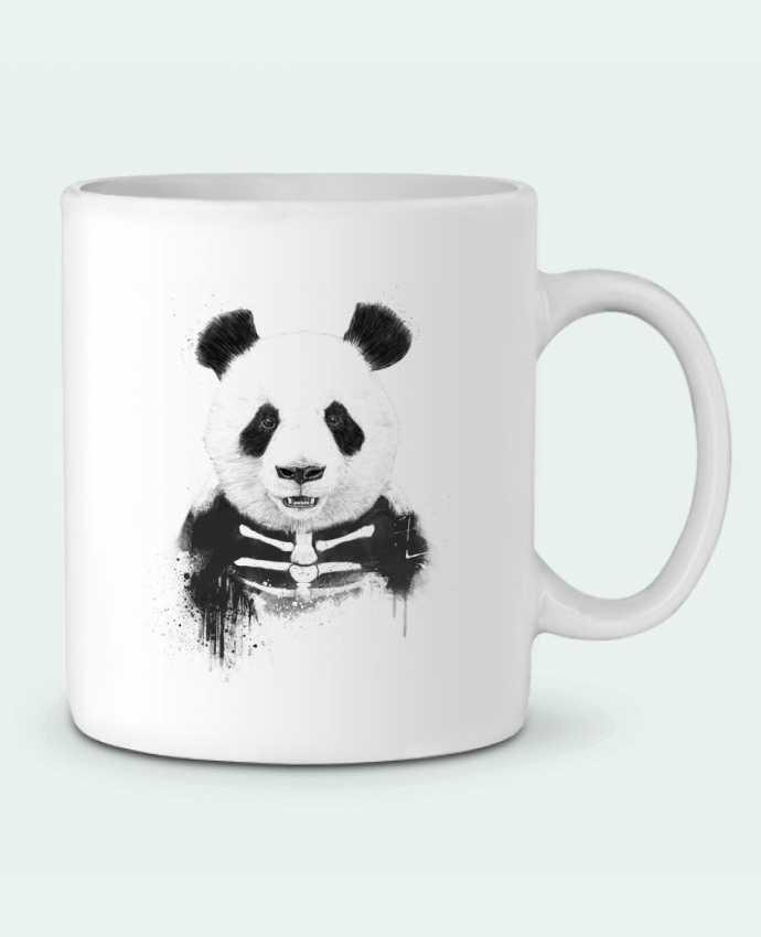 Ceramic Mug Zombie Panda by Balàzs Solti
