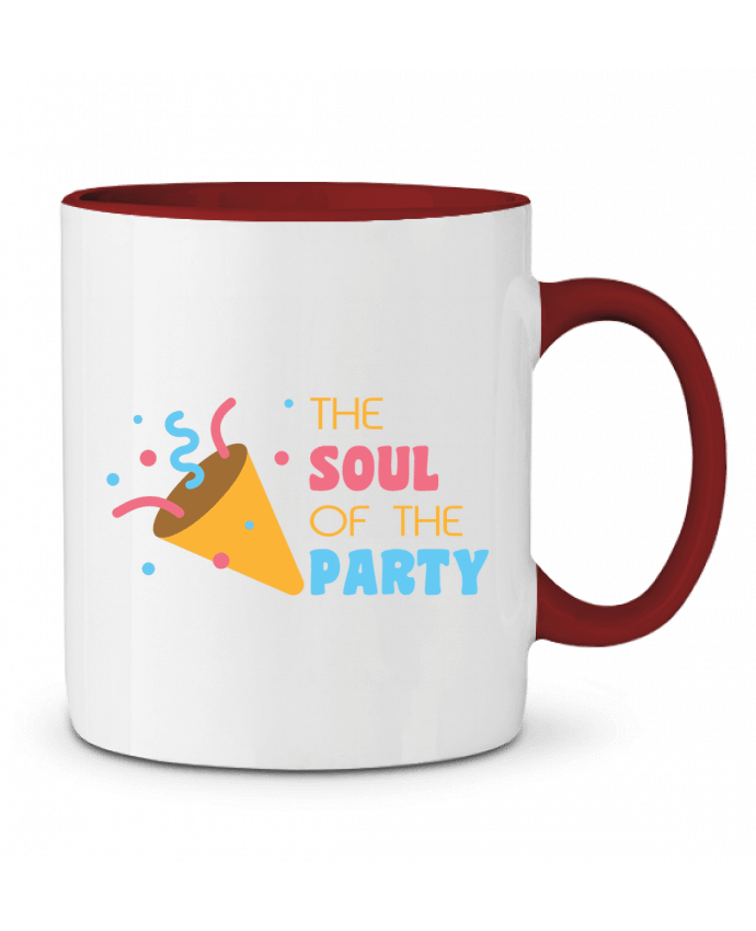 Mug bicolore The soul of the party tunetoo
