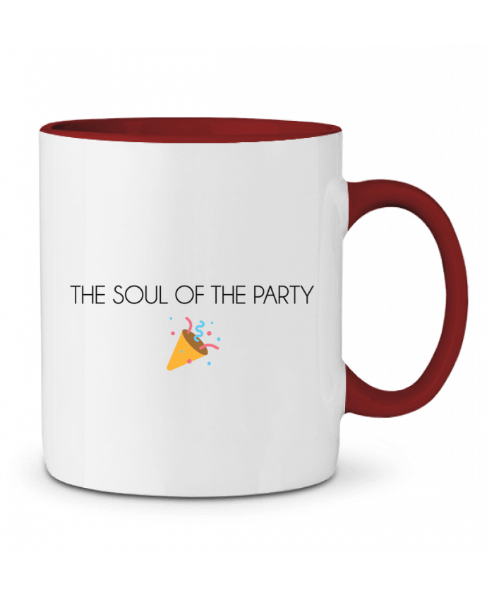Mug bicolore The soul of the party basic tunetoo