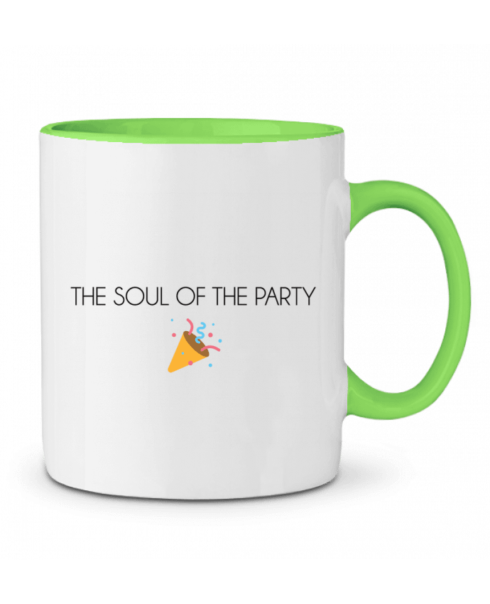 Mug bicolore The soul of the party basic tunetoo