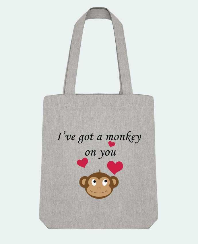Tote Bag Stanley Stella I've got a monkey on you by tunetoo 