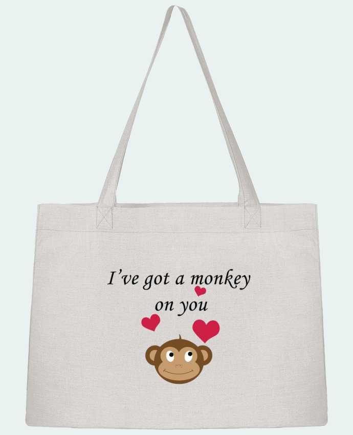 Shopping tote bag Stanley Stella I've got a monkey on you by tunetoo