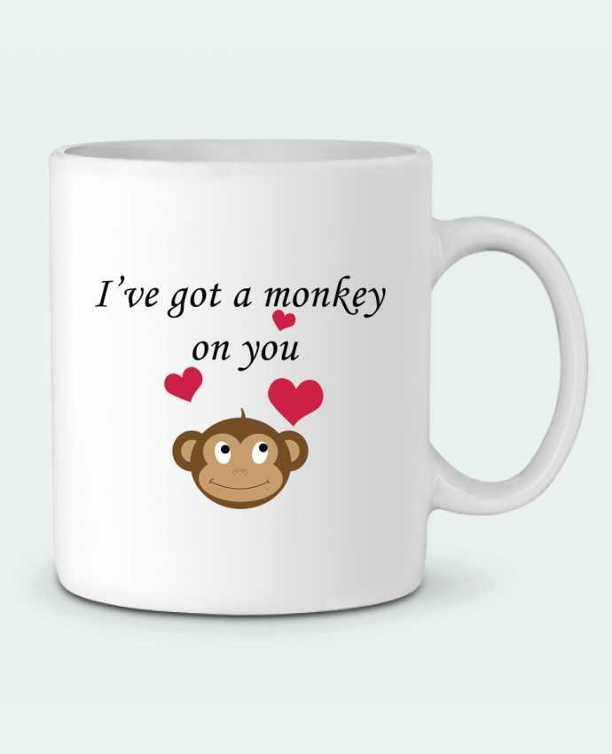 Taza Cerámica I've got a monkey on you por tunetoo