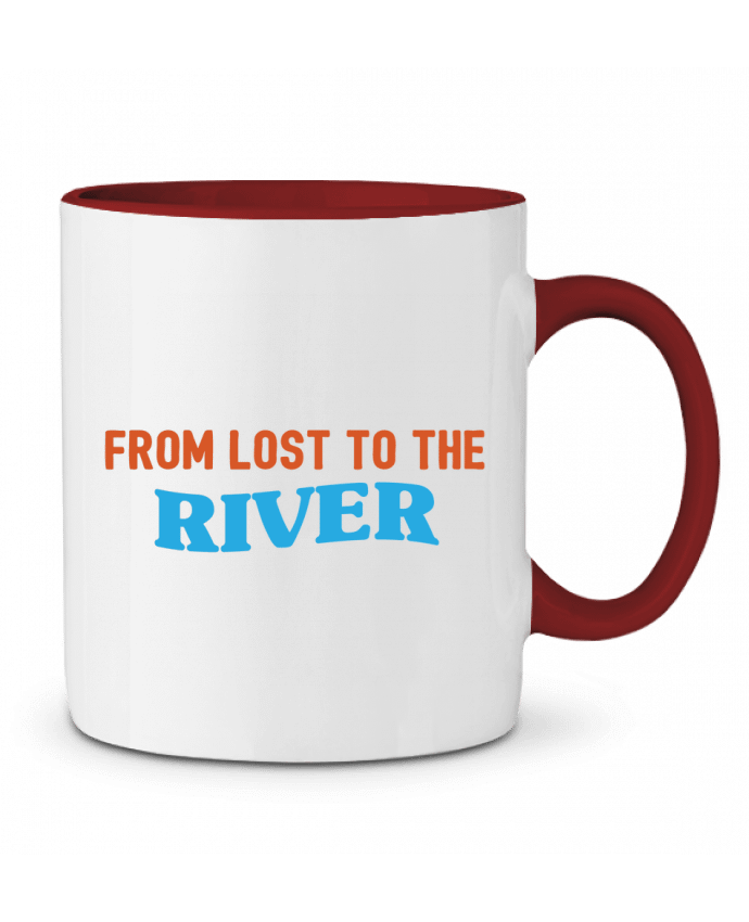 Mug bicolore From lost to the river tunetoo