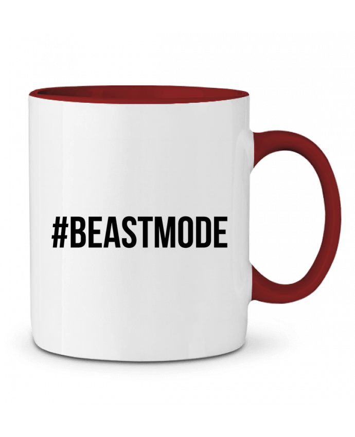 Mug bicolore #BEASTMODE tunetoo
