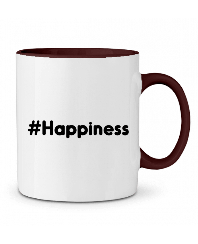 Two-tone Ceramic Mug #Happiness tunetoo