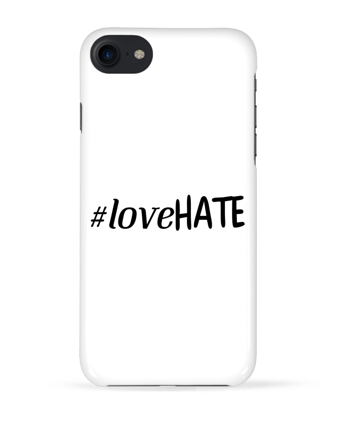 COQUE 3D Iphone 7 #lovehate de tunetoo