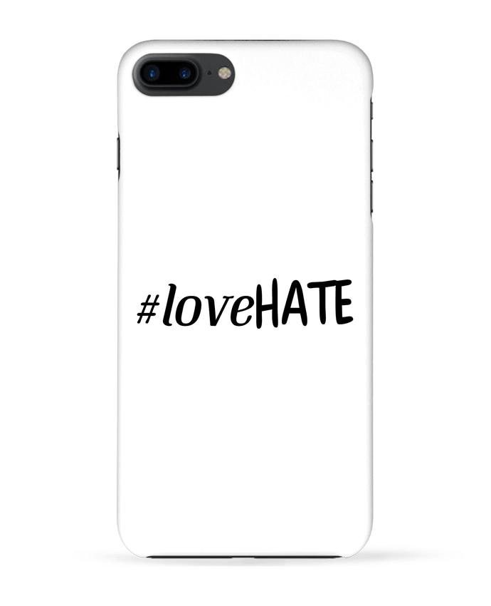 Coque iPhone 7 + #lovehate par tunetoo