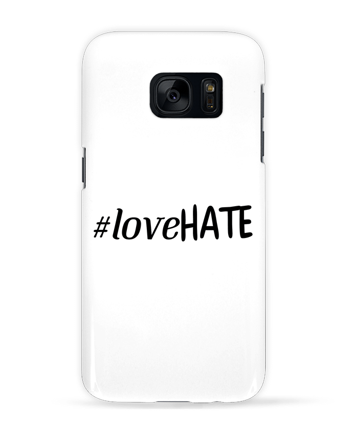 Coque 3D Samsung Galaxy S7  #lovehate par tunetoo