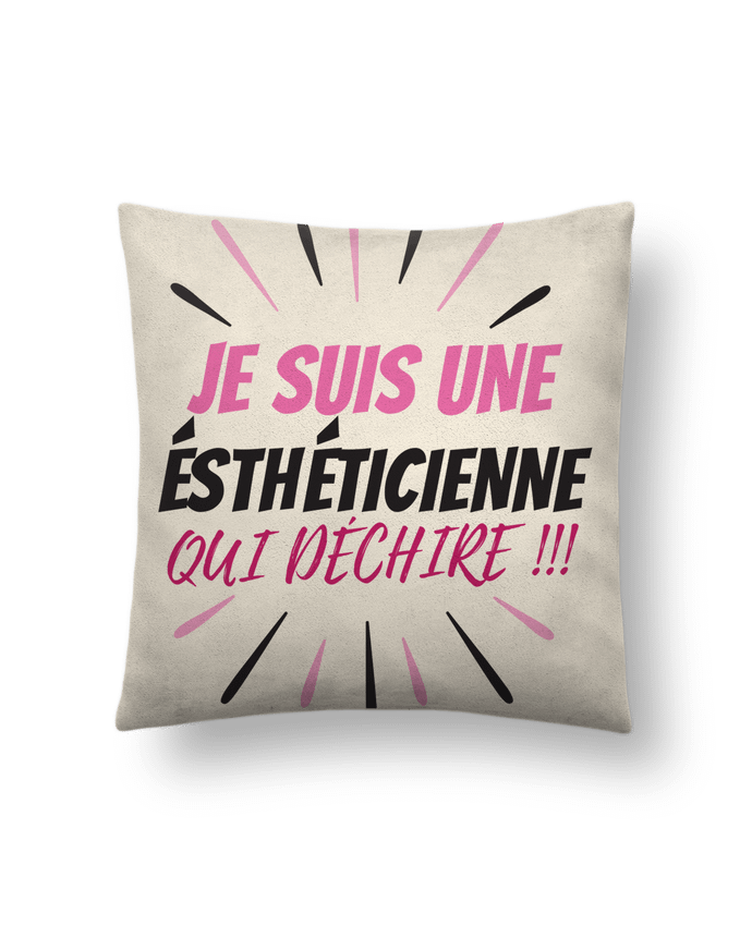 Cushion suede touch 45 x 45 cm estheticienne by DesignMe