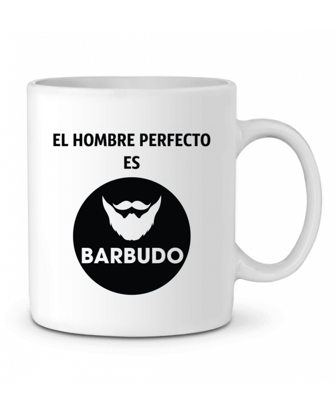 Ceramic Mug El hombre perfecto es barbudo by tunetoo
