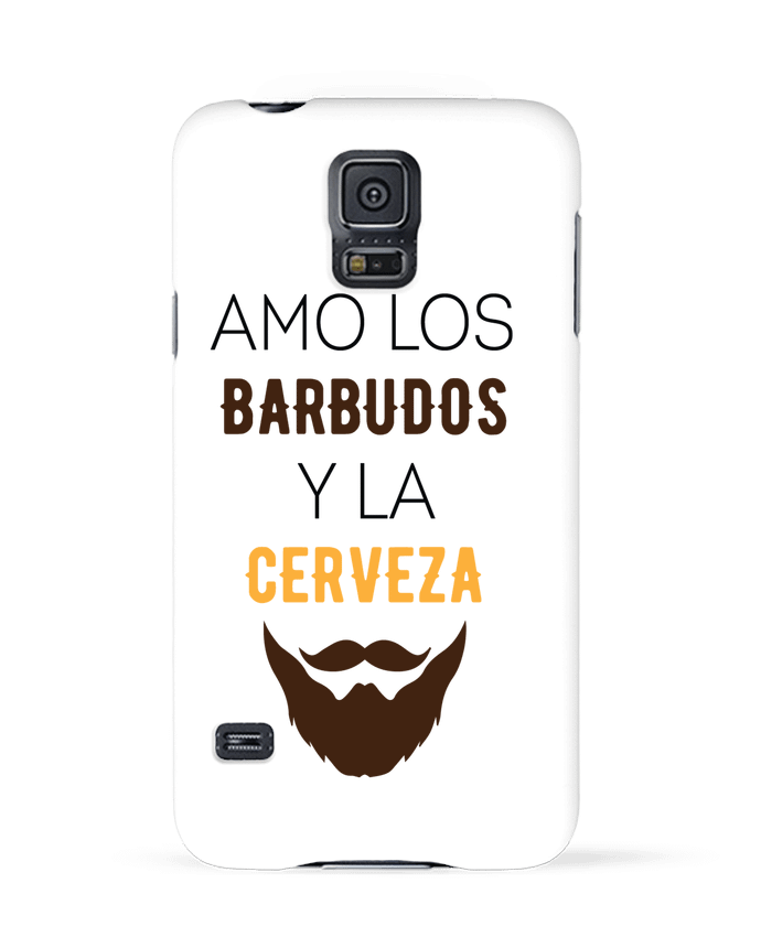 Case 3D Samsung Galaxy S5 Amo los barbudos y ma cerveza by tunetoo