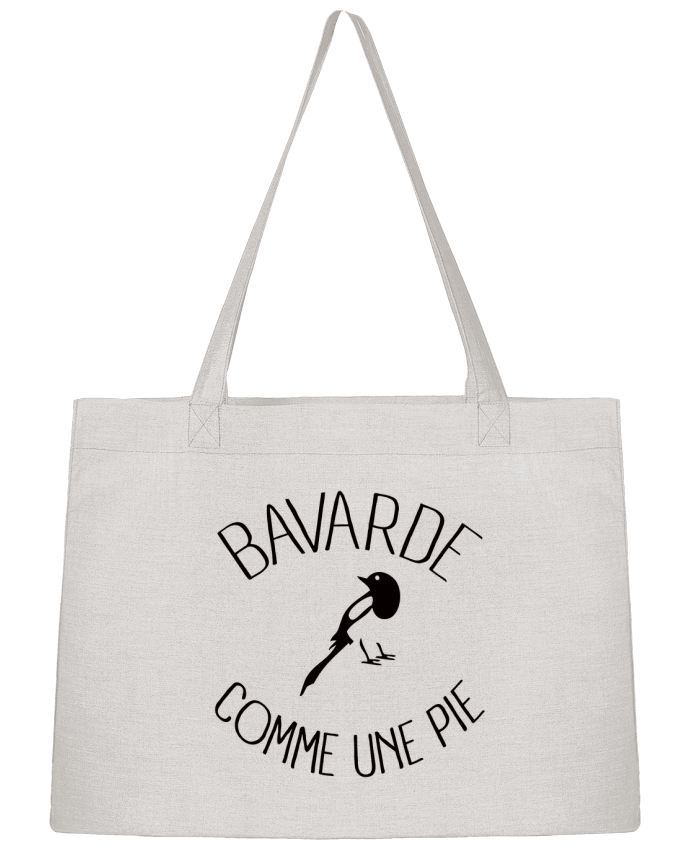 Shopping tote bag Stanley Stella Bavarde comme une Pie by Freeyourshirt.com