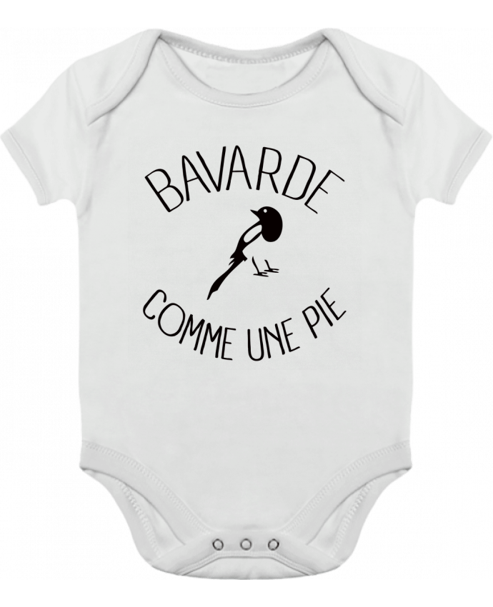 Baby Body Contrast Bavarde comme une Pie by Freeyourshirt.com