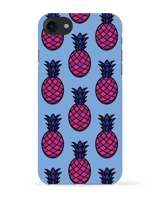 Case 3D iPhone 7 Ananas violet de tunetoo