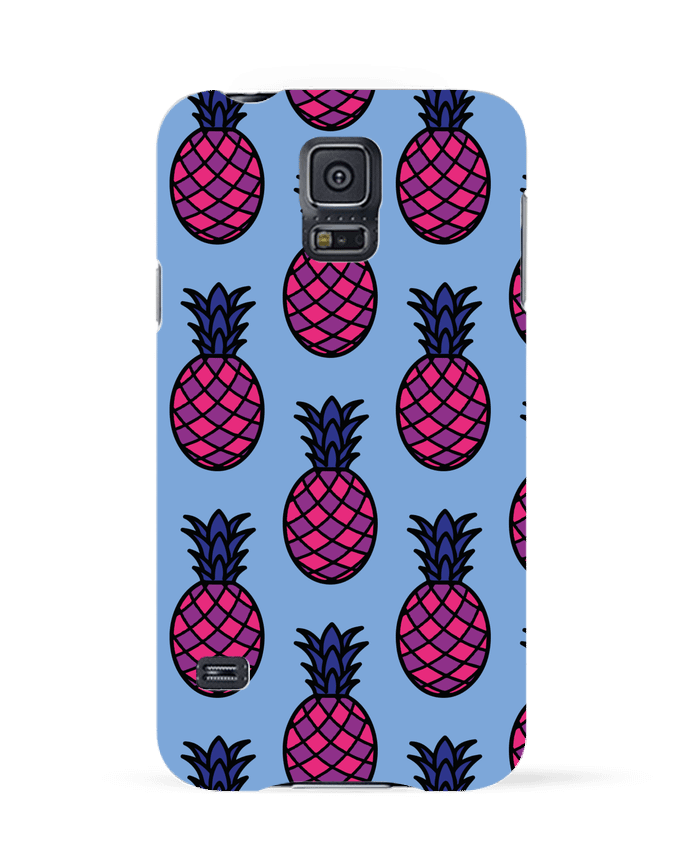 Case 3D Samsung Galaxy S5 Ananas violet by tunetoo