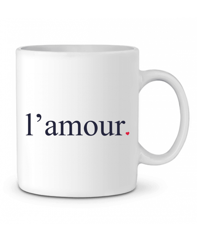 Ceramic Mug l'amour by Ruuud by Ruuud