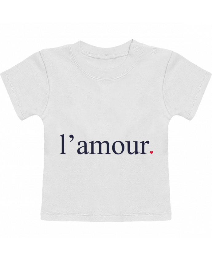 T-shirt bébé l'amour by Ruuud manches courtes du designer Ruuud