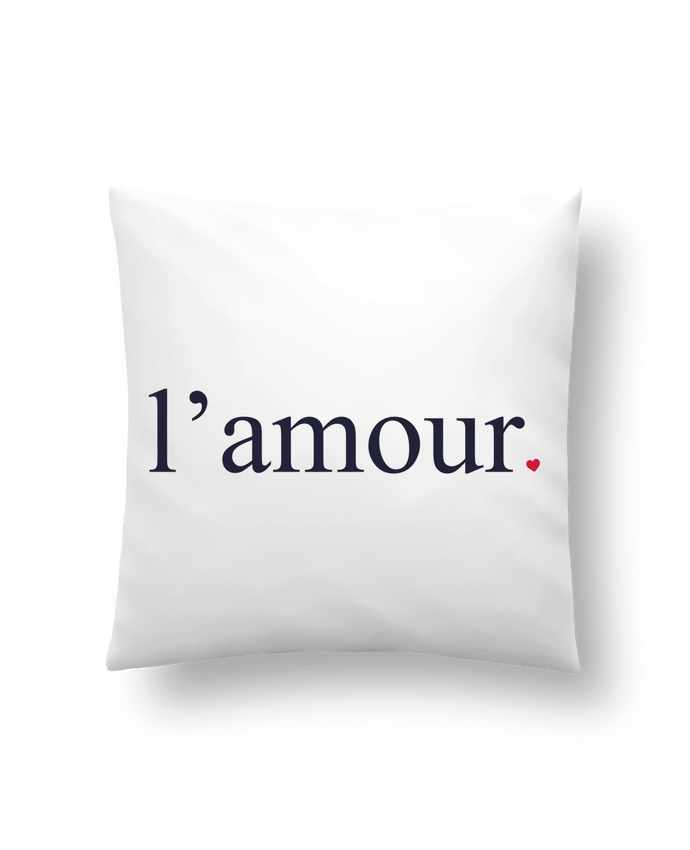 Cushion synthetic soft 45 x 45 cm l'amour by Ruuud by Ruuud