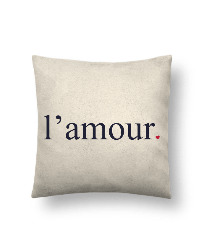 Cushion suede touch 45 x 45 cm l'amour by Ruuud by Ruuud