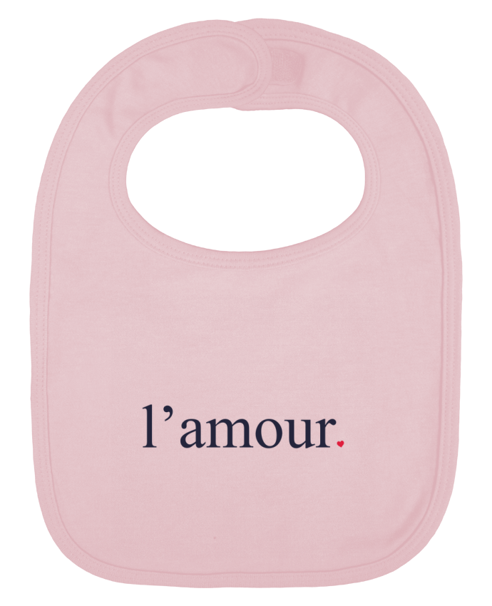 Bavoir bébé uni l'amour by Ruuud par Ruuud