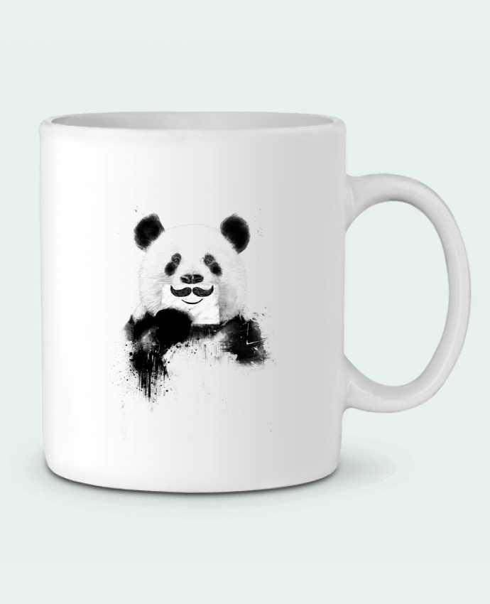 Ceramic Mug Funny Panda by Balàzs Solti