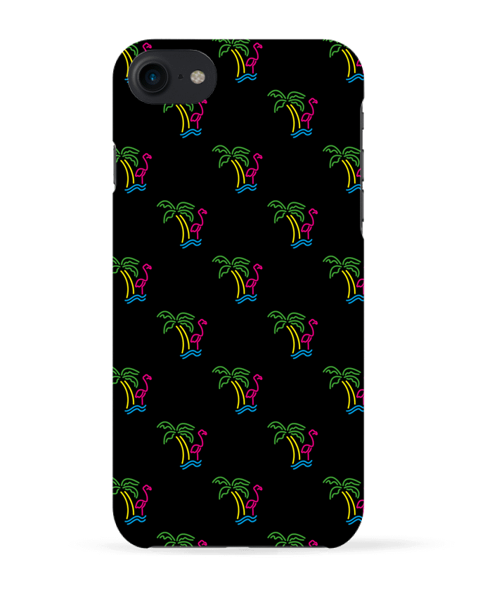 COQUE 3D Iphone 7 Island Flamingo de tunetoo