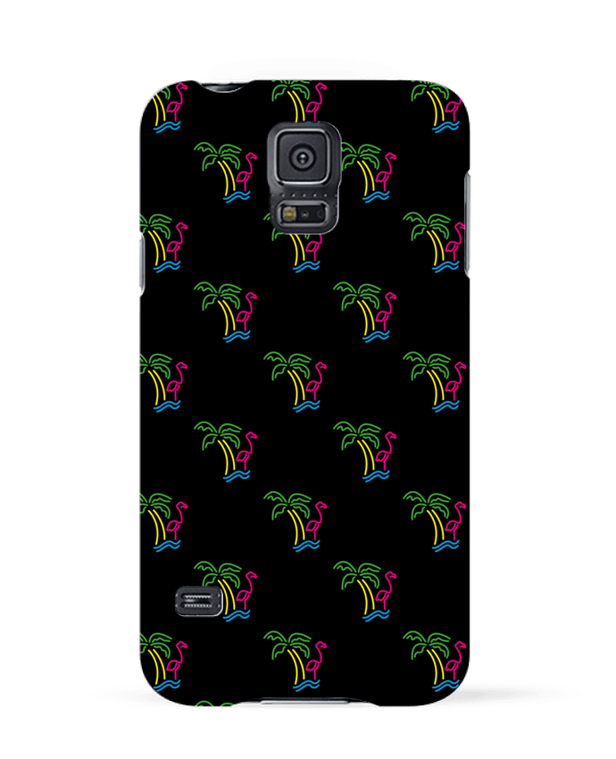 Carcasa Samsung Galaxy S5 Island Flamingo por tunetoo