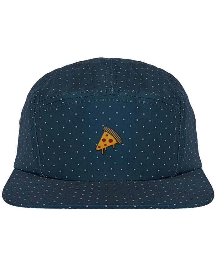 5 Panel Cap dot pattern Pizza slice by tunetoo