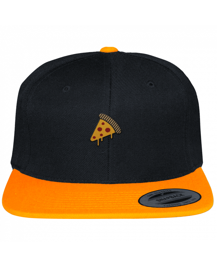 Snapback cap two-one varsity Pizza slice by tunetoo