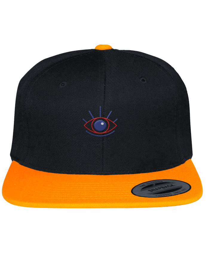 Snapback cap two-one varsity Oeil by tunetoo