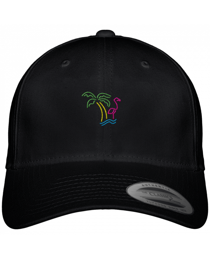 Casquette brodée Island Flamingo par tunetoo