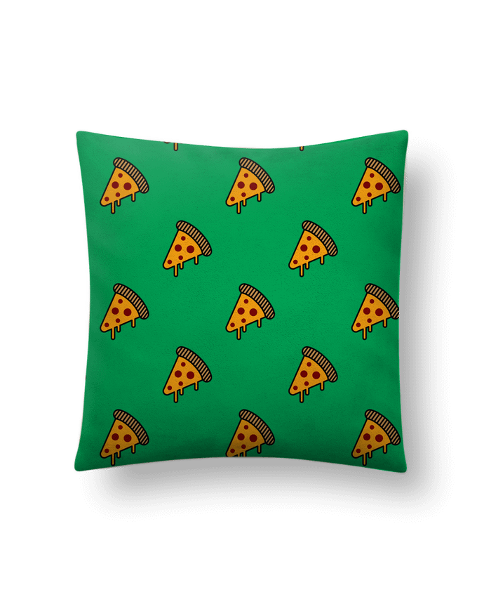 Cushion suede touch 45 x 45 cm Pizza slice by tunetoo