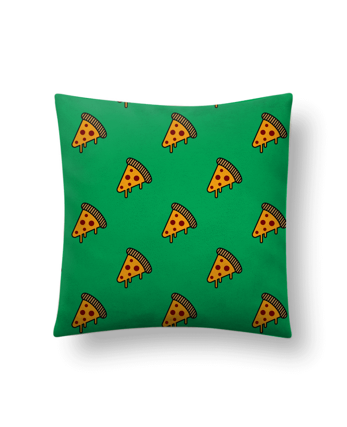 Coussin suédine Pizza slice par tunetoo