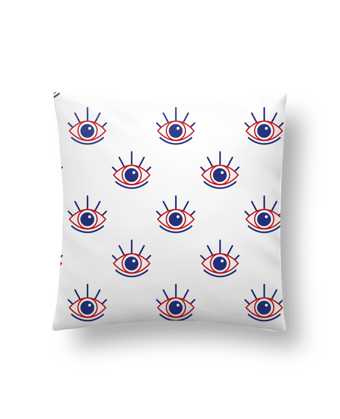 Cushion synthetic soft 45 x 45 cm Oeil by tunetoo