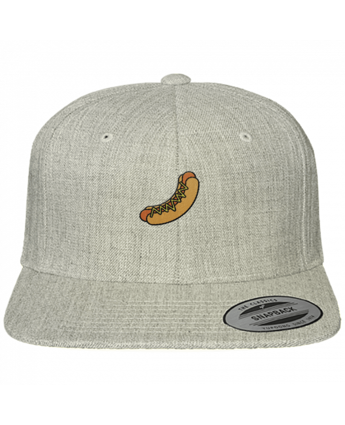 Snapback classique brodé Hot dog par tunetoo