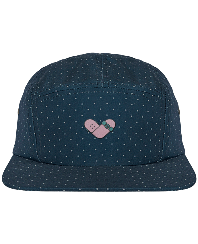 5 Panel Cap dot pattern Coeur skate by tunetoo