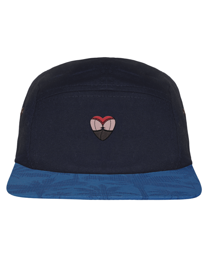 Gorra Panel 5 Visera Motivo Palmera Fesses dentelle por tunetoo