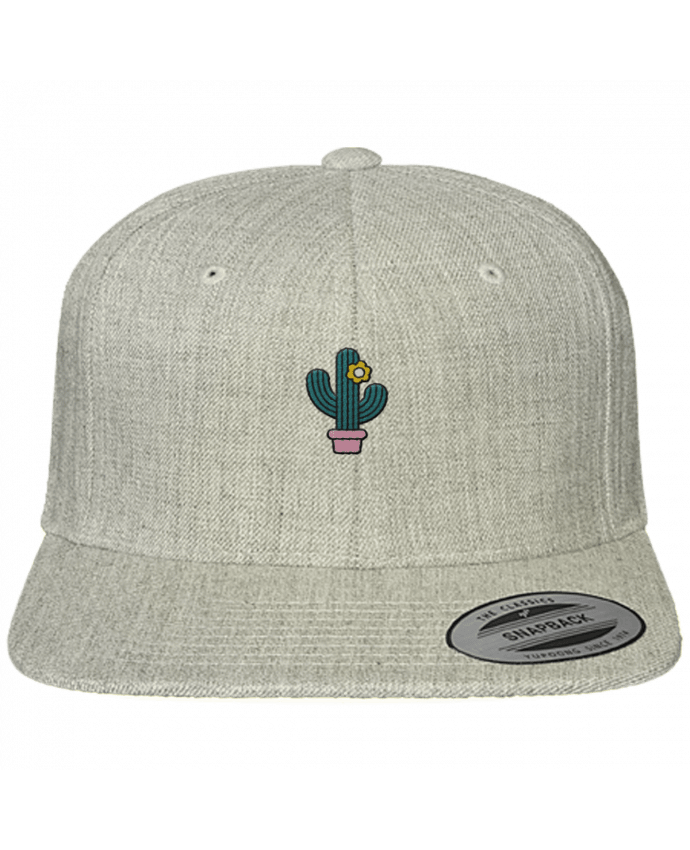 Snapback classique brodé Cactus par tunetoo